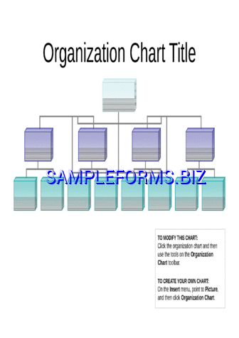 Organizational Chart Template 2 pdf pot free